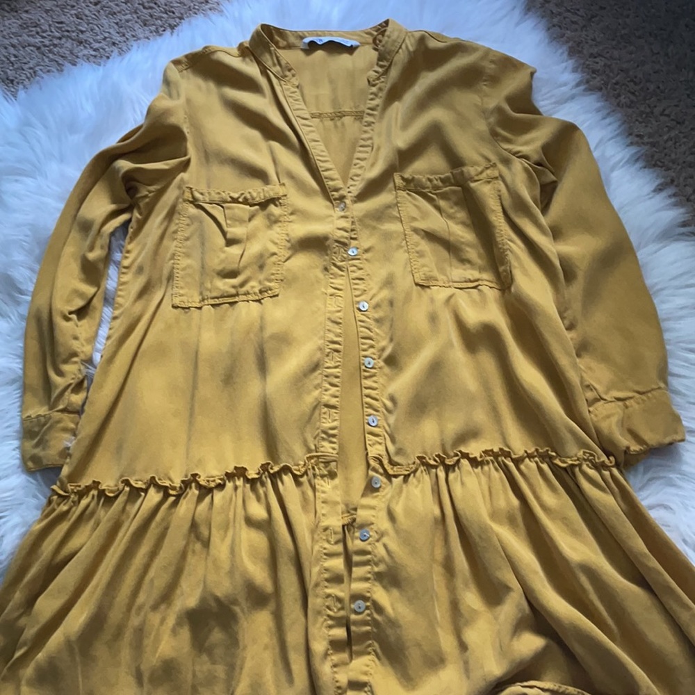 Zara Button Down Tunic - Picture 3 of 3